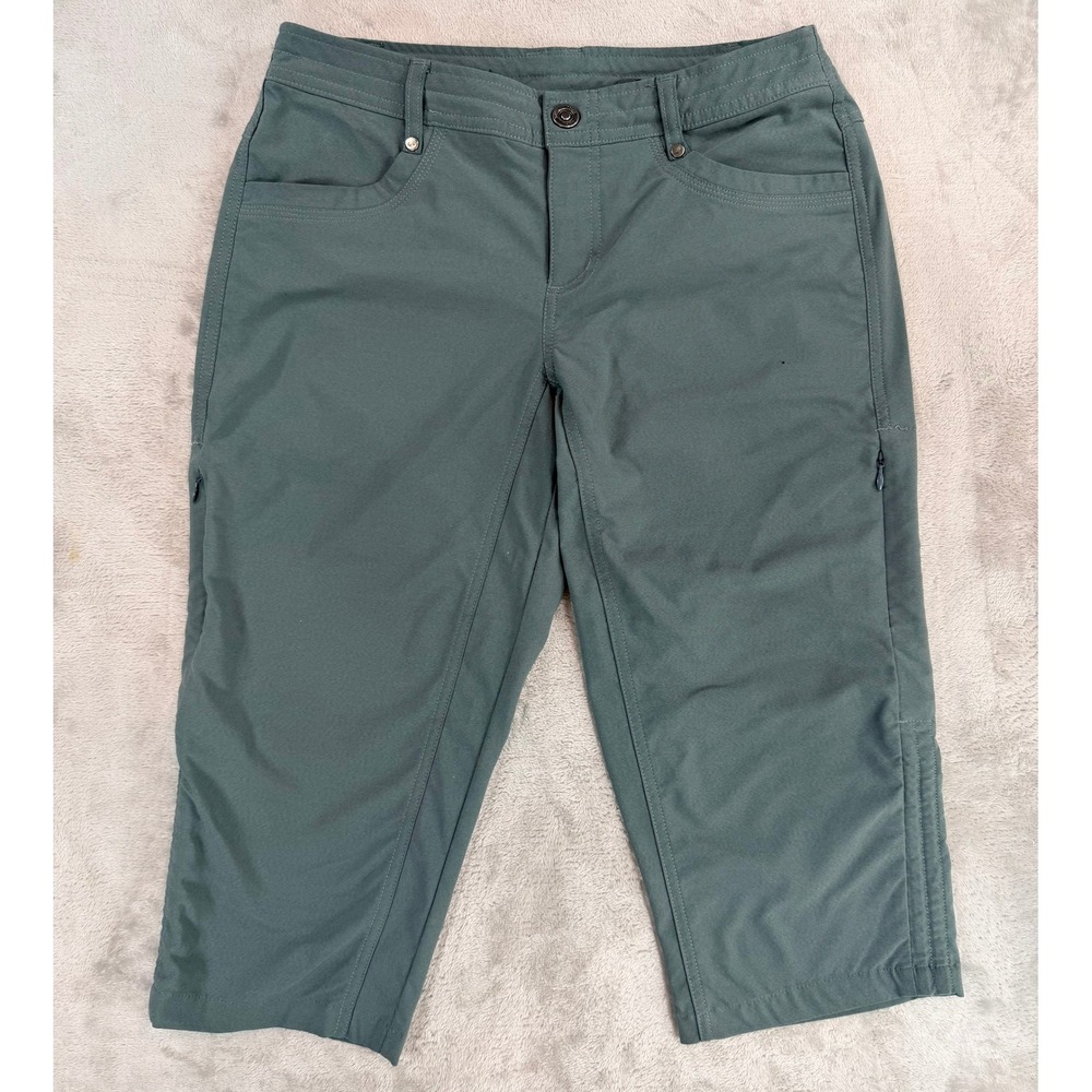 KUHL Women Capri Pants Hiking Outdoor Stretch Green Size 4